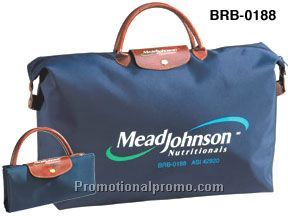 Elegant foldable carry-on travel bag - 70D nylon/pvc/microfiber