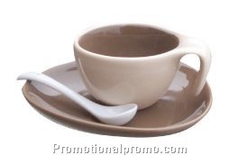 Espresso cup & Saucer with spoon