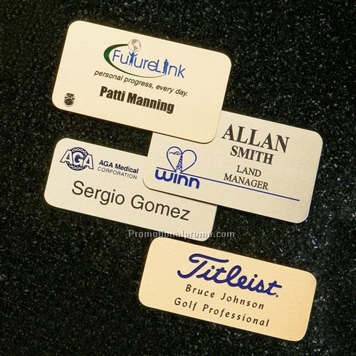 Etched Name Badges - Large