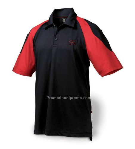 FERST-DRY39200CRUISER POLO WITH CONTRASTING SHOULDER PANELS