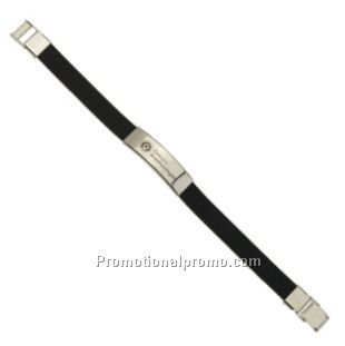 Fashion Silicone Bracelet - Black