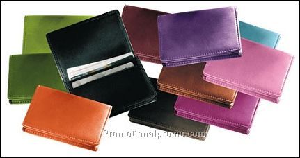 Fully Gusseted Business Card Case