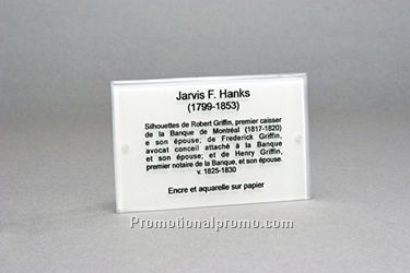 Gallery Label - 2 1/2 x 4 x .125