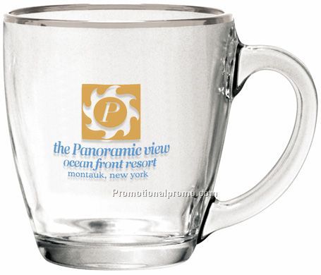 Glass Bistro Coffee Mug