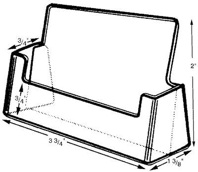 HORIZONTAL Business Card Holder