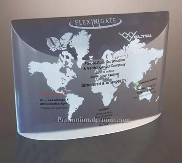 Half Standing Oval w/ Tinted Colored Background