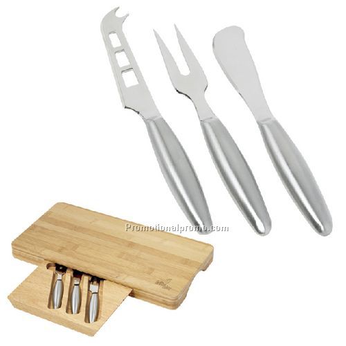 Hide-Away Bamboo Cheese Board