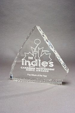 Ice Look Triangle - 8 x 7 x 1 1/2