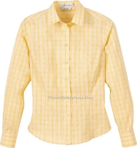 LADIES37408PRIMALUXTM YARN-DYED PLAID SHIRT