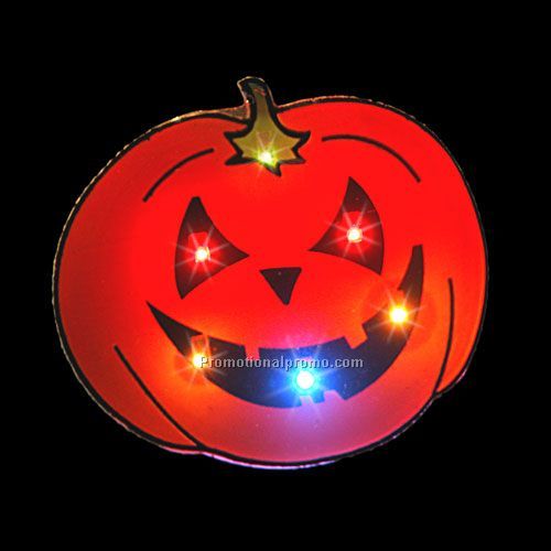 LED Light-Up Magnet - Pumpkin