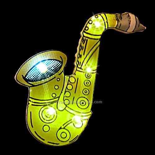 LED Light-Up Magnet - Saxophone