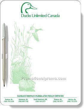 Laminated Cardstock Memo Boards / rectangle with round corners