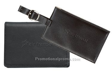 Leather Card Case & Luggage Tag Set - Colorplay