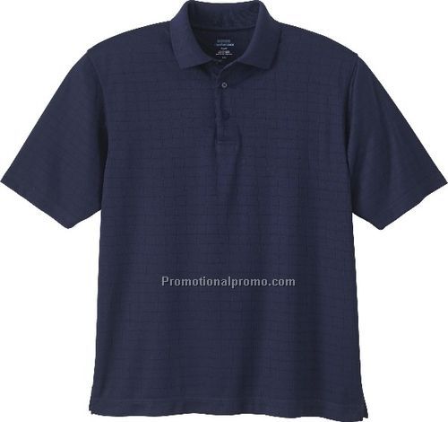 MEN37459 EPERFORMANCETM JACQUARD WINDOWPANE POLO