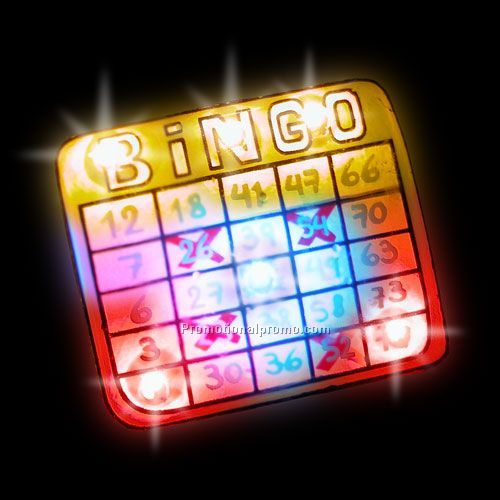 Magnetic Flashing Bingo Card