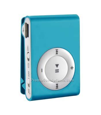 Micro-Clip MP3 Player-1GB - Blue