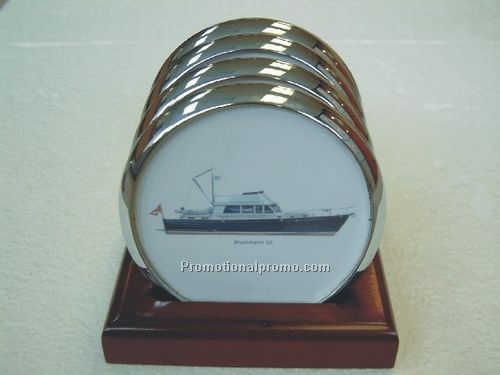 PHOTOSMART BRASS & CHROME COASTERS & SETS