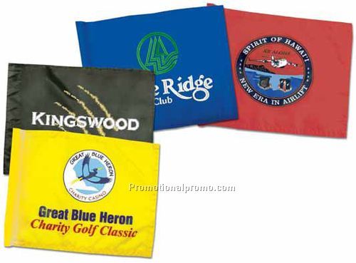 Premium Tube Flag - Embroidered