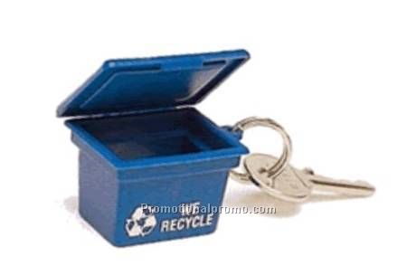 RECYCLE BLUE BOX Key Tag Col Choice 2nd side Add $0.25 1-3/4 x 1-1/2 x 1h