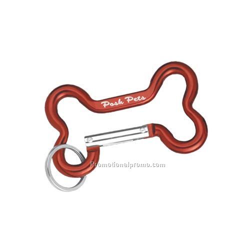 RED DOGBONE CARABINER