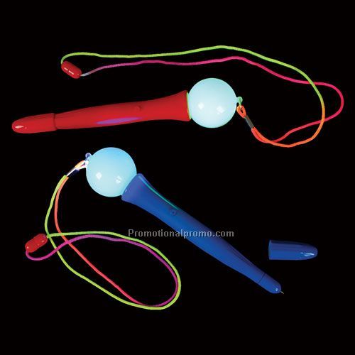 Rainbow Ball Pen Necklace