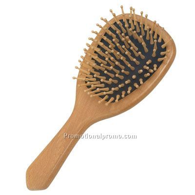 SQUARE WOODEN HAIR BRUSH