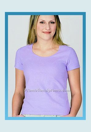 Scoop neck tee