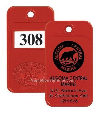 Self Number Tags - 1 1/2" x 2 1/2"
