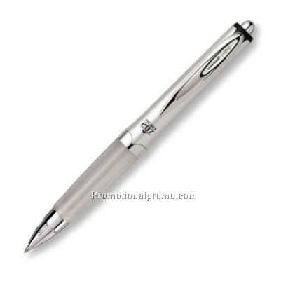 Silver Barrel, Black Ink Gel Pen