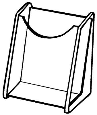 Single Pocket Literature Holder
