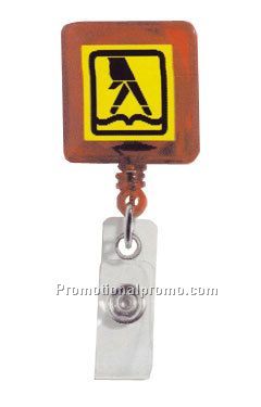 Square Shape Badge Reel