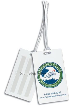 Standard Size Write-On Surface Luggage Tag