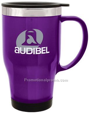 Steel City Acero Travel Mugs - 16 oz. Purple