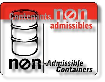 Stock Shape Clear Gloss Polypropylene Roll Labels - Rectangle