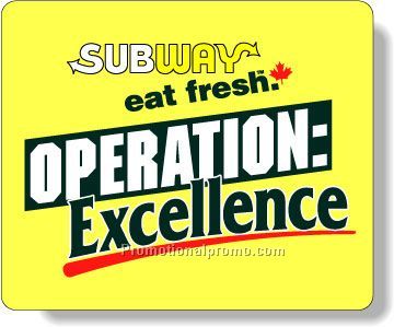 Stock Shape Fluorescent Chartreuse Roll Labels - Rectangle with round corners