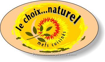 Stock Shape Fluorescent Orange Roll Labels - Oval