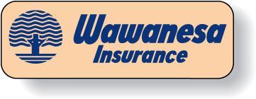 Stock Shape Fluorescent Orange Roll Labels - Rectangle with round corners