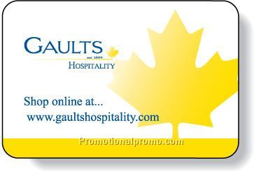 Stock Shape White Matte Roll Labels - Rectangle with round corners