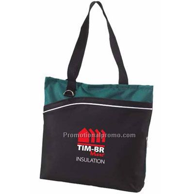 Streamline Tote - Green/Printed