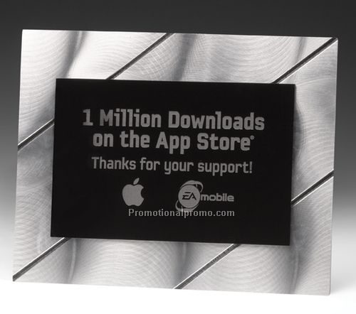 Striped Visionary Plaque with Laser Imprint