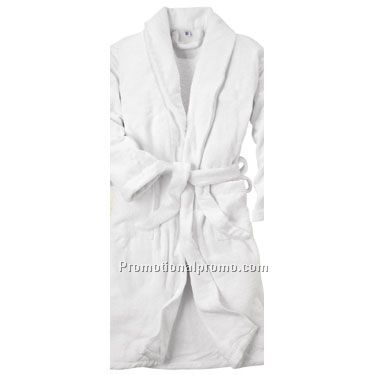 cotton chenile zipper bathrobe
