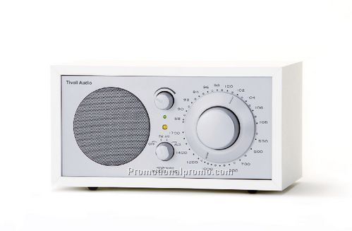The Model One Table Radio - White/Silver