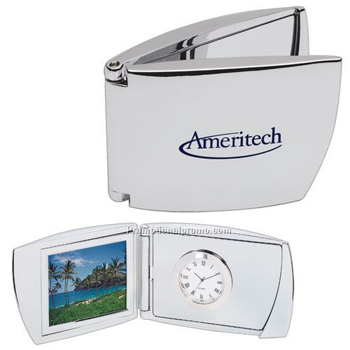 The Velino Clock with Picture Frame