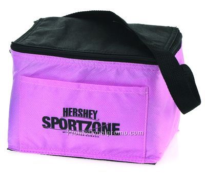 Traditional Lightweight Lunch Cooler Bag - Pink/Pr