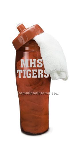 Translucent Bottle & Microfiber Towel Set