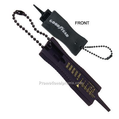Truck Tire Tread Gauge Key chain