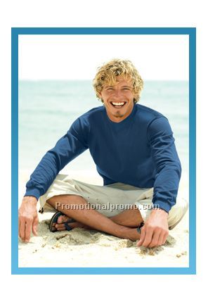 Ultra cotton39200Adult Mock neck Long sleeve 10.1 oz.