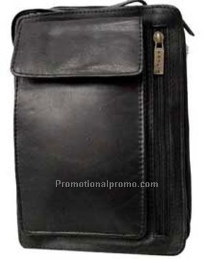 Unisex Bag  / FrontPouch / BackSection / Stonewash Cowhide