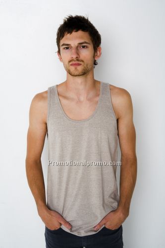 Unisex Melange Jersey Tank