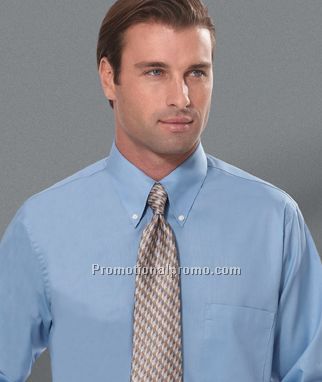 Van Heusen Silky Poplin Men's Long Sleeve Easy Care